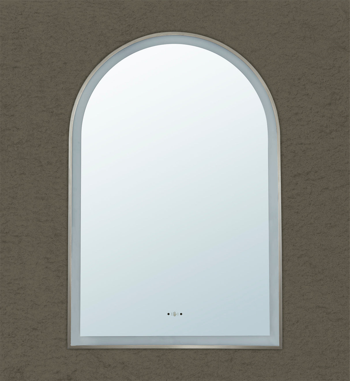 Aura Iron Framed LED Mirror – Front &amp; Backlit Smart touch free controls 600*900mm LFMAR6090 — detail 5