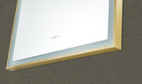 Aura Iron Framed LED Mirror – Front &amp; Backlit Smart touch free controls 600*900mm LFMAR6090 — detail 7