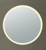 Lirra Iron Framed LED Mirror – Front &amp; Backlit Smart touch free controls 600/800/900 LRFM600/LRFM800/LRFM900 — detail 5