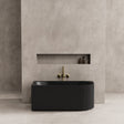 Capri Fluted  Corner Freestanding Bathtub 1500/1700mm CBAT1500L/R-GW/MW/MB/CBAT1700L/R-GW/MW/MB