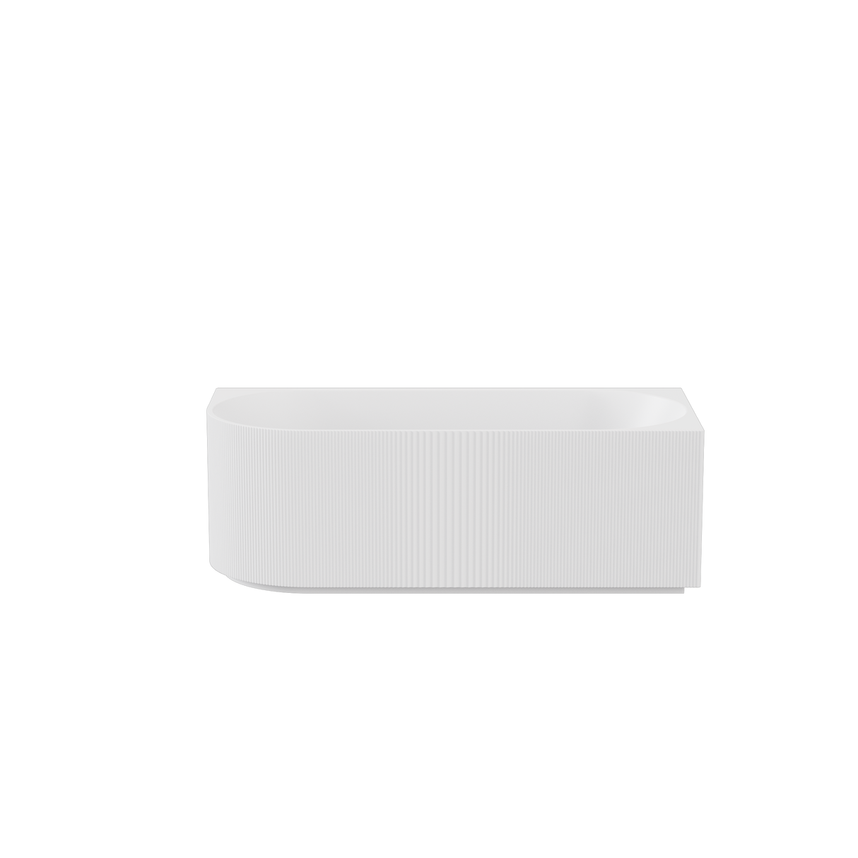Capri CGV1700R Oval Freestanding Right Corner Bathtub — detail 2