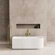 Capri CGV1700L Oval Freestanding Left Corner Bathtub