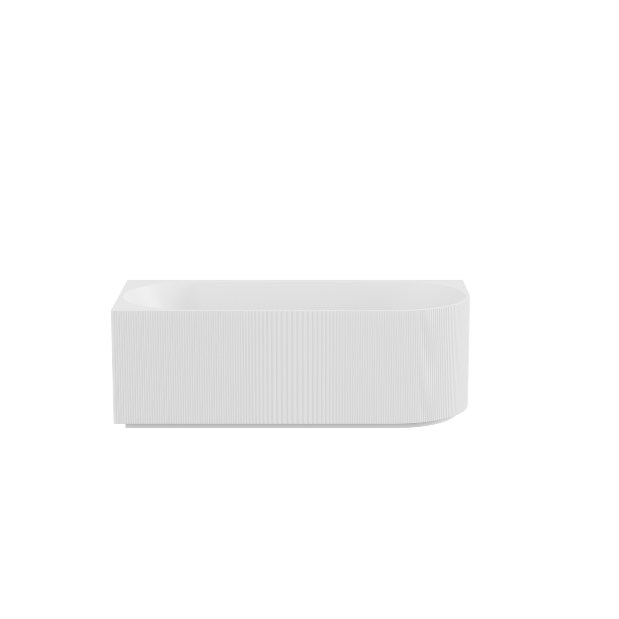 Capri CGV1700L Oval Freestanding Left Corner Bathtub — detail 2
