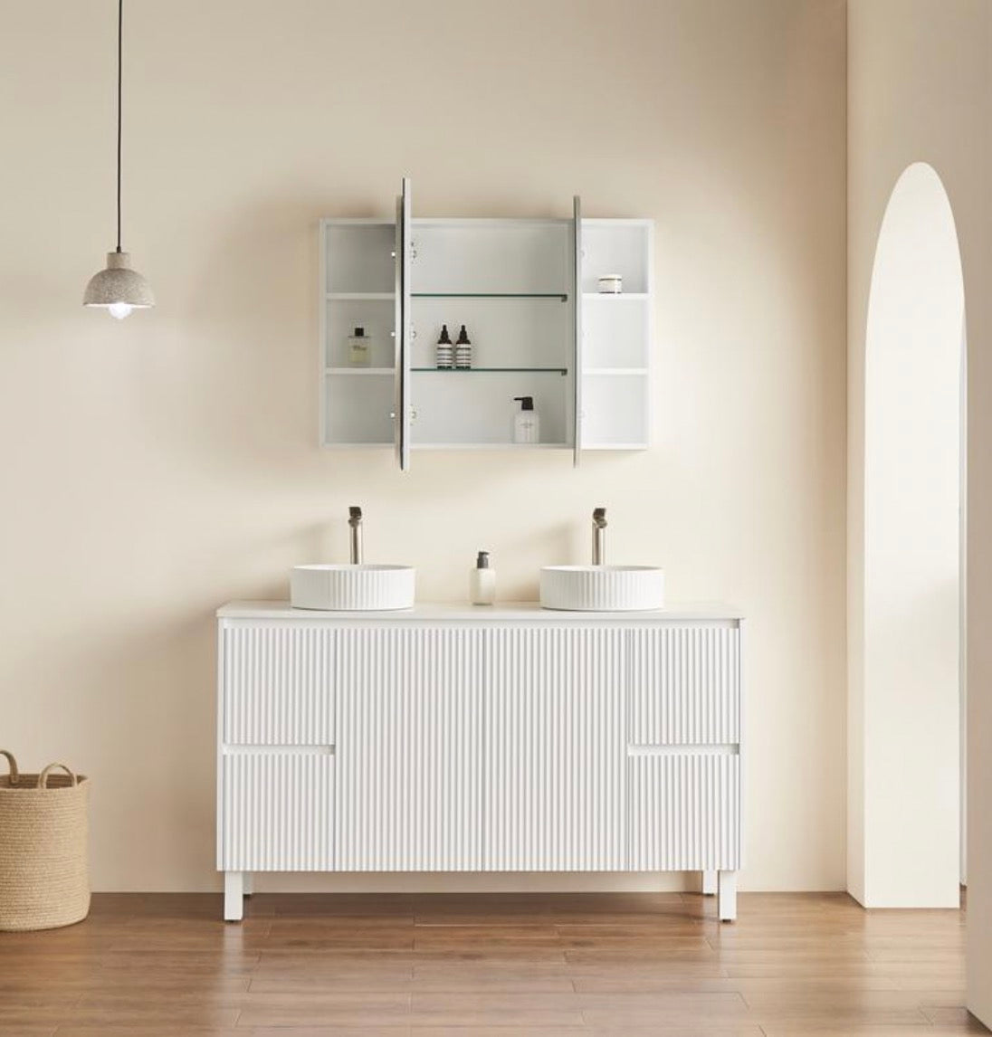 Olivia Mirror Cabinet OPLSV1580MW — detail 2