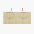 VITO EDINA WALL HUNG VANITY  With Soft Closing Drawers 1490*455*520mm EDI1550W-CO/PO