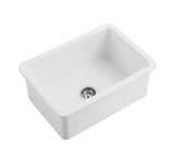 Camden Fireclay Square insert/undermound sinks 810*480*255mm (FCND810GW/MB) — detail 6