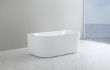 Bali Fluted Freestanding Back to Wall Bathtub 1500/1700 BBAT1500GW-MW-MB/BBAT1700GW-MW-MB — detail 2