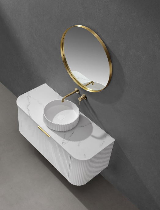 Vetra Aluminum Framed Mirror 5mm Copper Free with Safety Film 600/700/800 VRFM600/700/800-MB/BG/BN/GM — detail 2