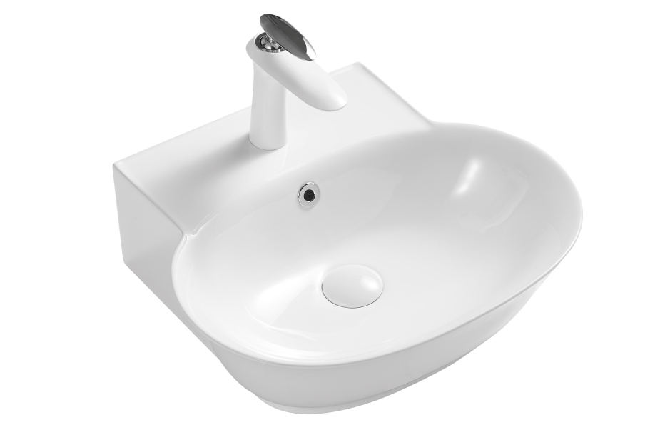 VITO Wall-Hung Ceramic Basin  500*450*155mm WH662 — detail 2