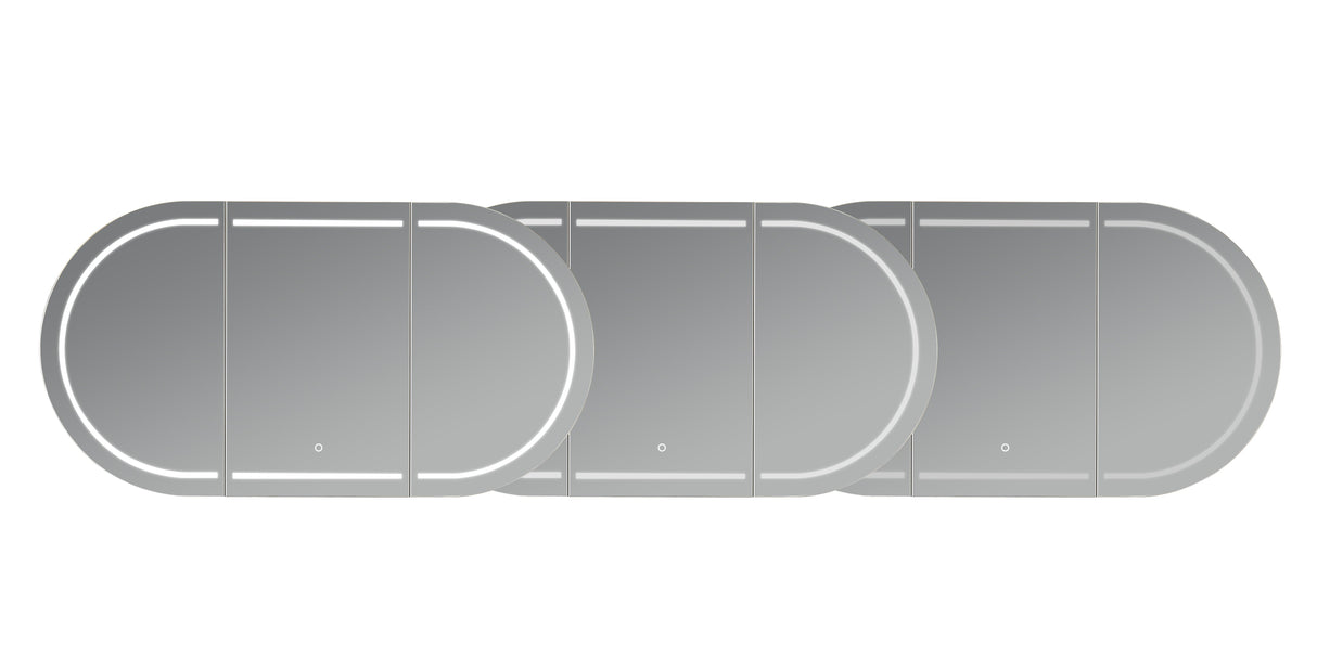 Lumero LED PVC Mirror Shaving Cabinet 1200/1500 LOSV1275MW-LED/LOSV1275MB-LED — detail 12