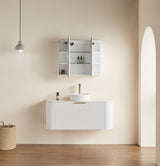 Lumero LED PVC Mirror Shaving Cabinet 1200/1500 LOSV1275MW-LED/LOSV1275MB-LED — detail 2