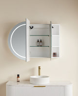 Lumero LED PVC Mirror Shaving Cabinet 1200/1500 LOSV1275MW-LED/LOSV1275MB-LED — detail 3