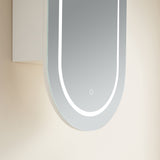 Lumero LED PVC Mirror Shaving Cabinet 450x900x155mm LOSV4590MW-LED/LOSV4590MB-LED — detail 3