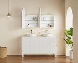 Lumero LED PVC Mirror Shaving Cabinet 600x900x155mm LARSV6090MW-LED/LARSV6090MB-LED — detail 2