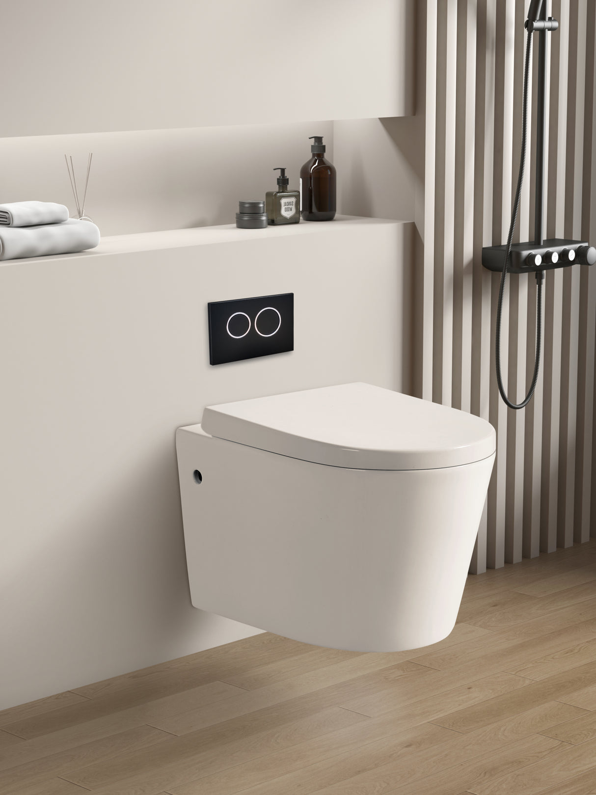 KDK302R  Avis Rimless Wall Hung Pan