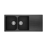 Quartz Top-mount Kitchen Sink 1160*500*225mm (QZ1160D-MB) — detail 2