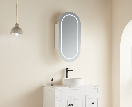 Olivia LED Mirror Cabinet OPLSV4590MW-LED — detail 2