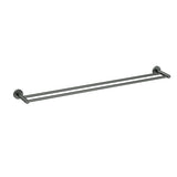 Otus Slimline SS304  Towel Rail Double Gunmetal 900mm Gun Metal