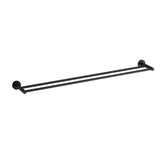 Otus Slimline SS304  Towel Rail Double Matt Black 900mm Matt Black