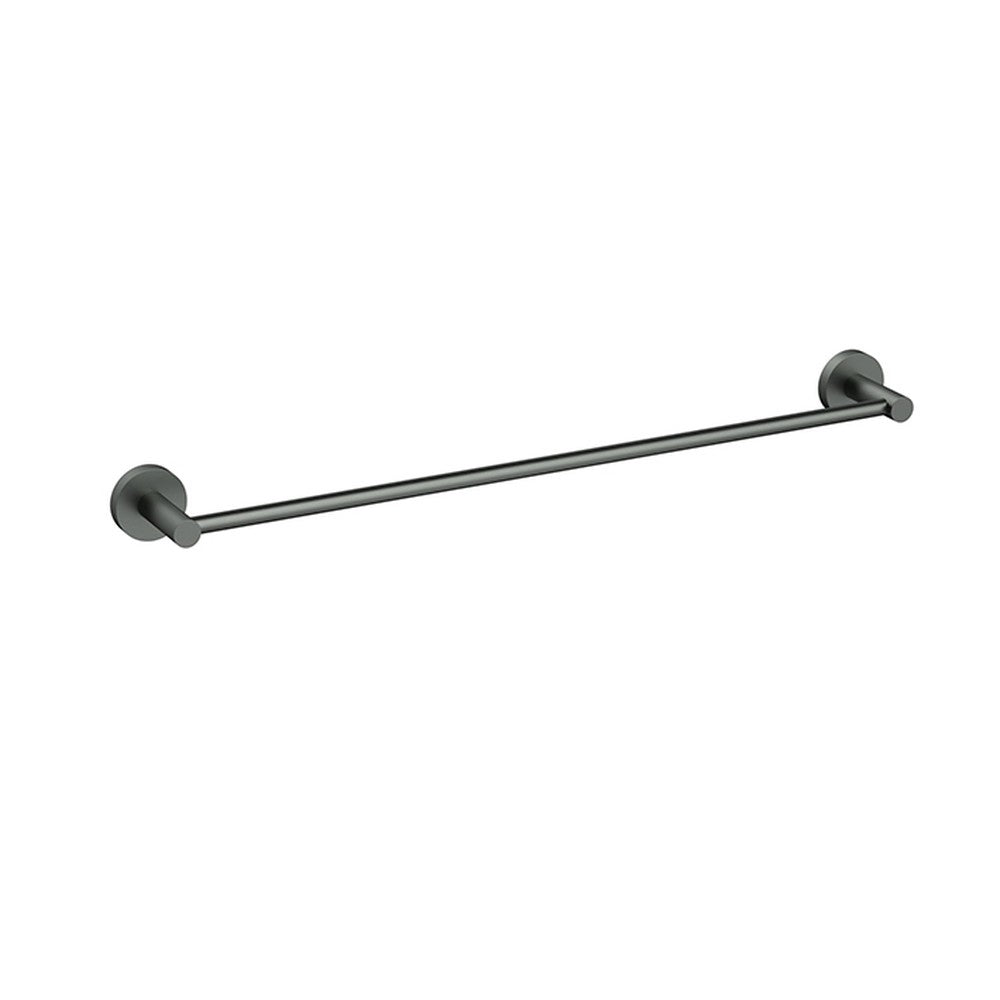 Otus Slimline SS304  Towel Rail Single Gunmetal 600mm Gun Metal