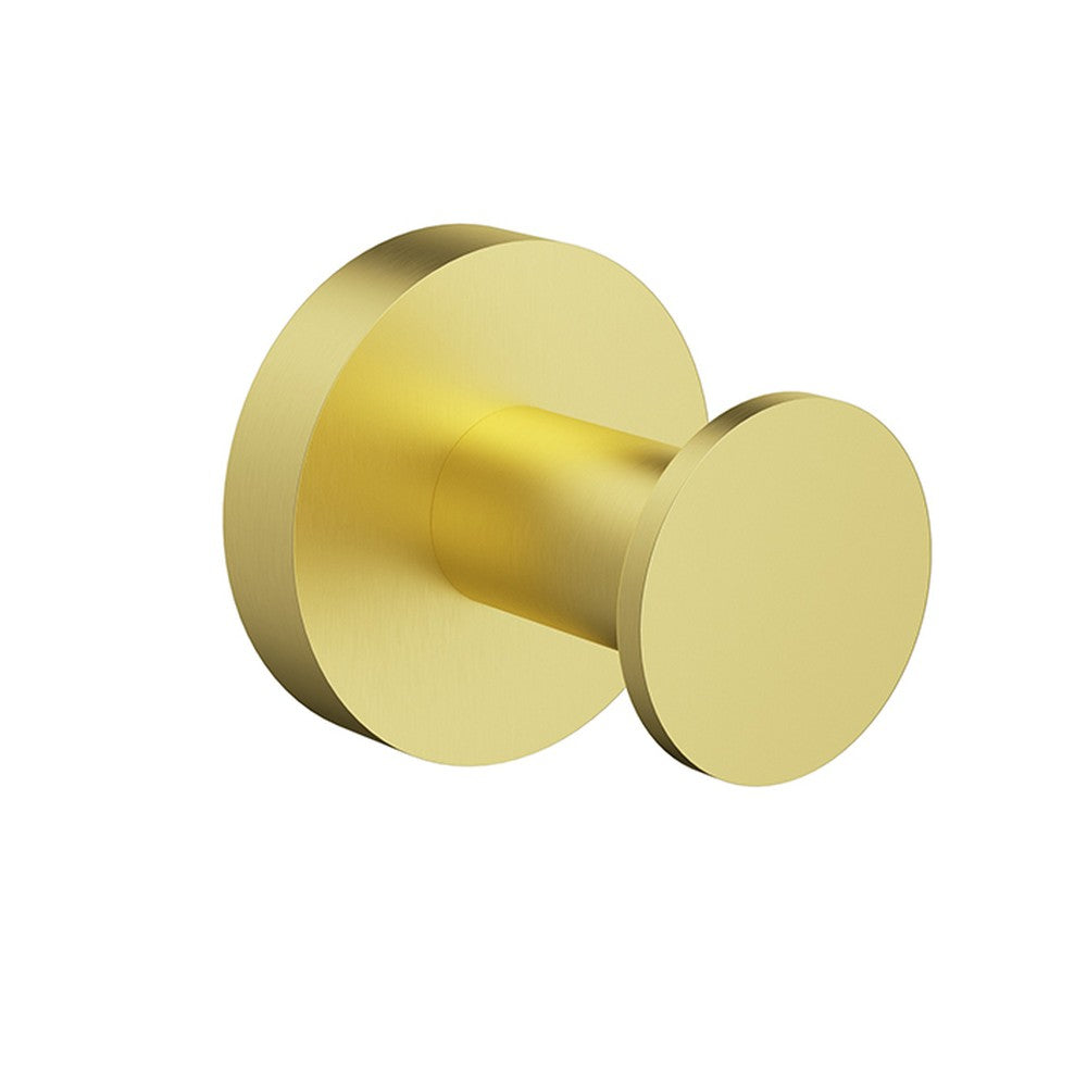 Otus Slimline SS304  Robe Hook Brushed Gold Brushed Gold