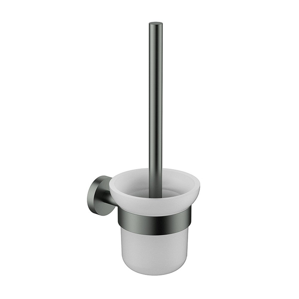 Otus Slimline SS304  Toilet Brush Set Gunmetal Gun Metal