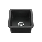 Camden Fireclay Square insert/undermound sinks 457*457*228mm (FCND457GW/MB) — detail 4