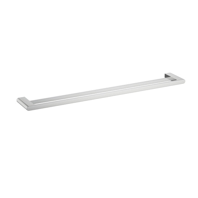 Cora Towel Rail Double Chrome 800mm Chrome