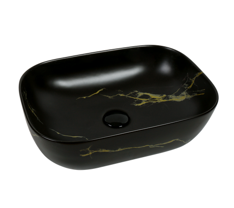 VITO NILAH Rectangular Premium Ceramic Above-Counter Basin 455*320*165mm NV03/NV06 — detail 4