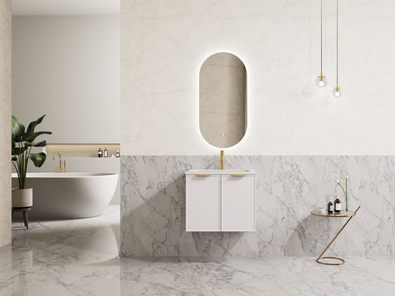 Miami Wall-Hung PVC Vanity CM64W — detail 3