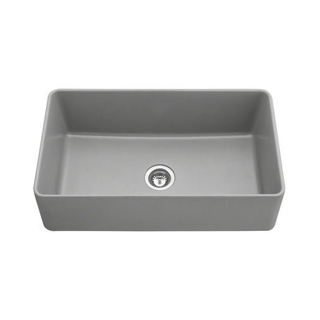 Quartz FARMHOUSE Kitchen Sink 838*482*262mm QZ8348S-MB/MW/MG — detail 6