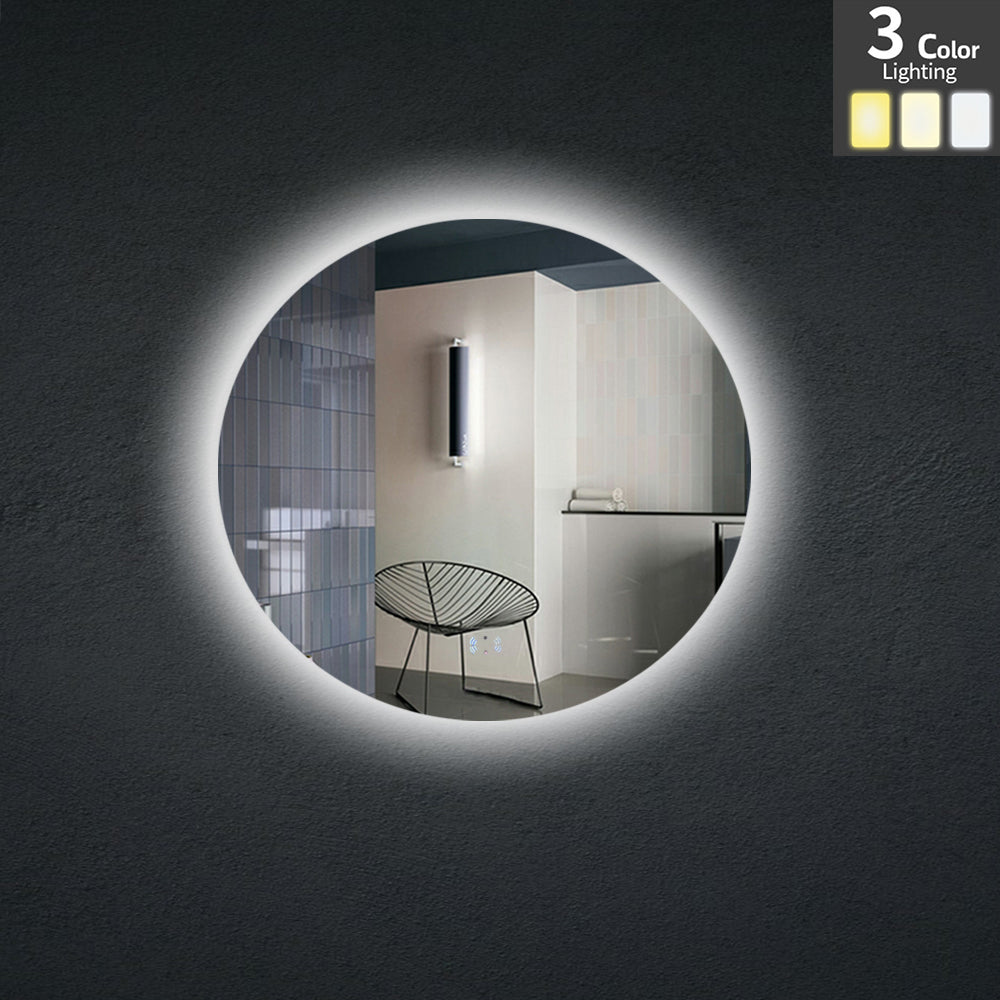LED Backlit Mirror with Acrylic Strip Smart Touch Free Controls 600/700/800 UL600BM/UL700BM/UL800BM-AC — detail 2