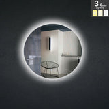 LED Backlit Mirror with Acrylic Strip Smart Touch Free Controls 600/700/800 UL600BM/UL700BM/UL800BM-AC — detail 2