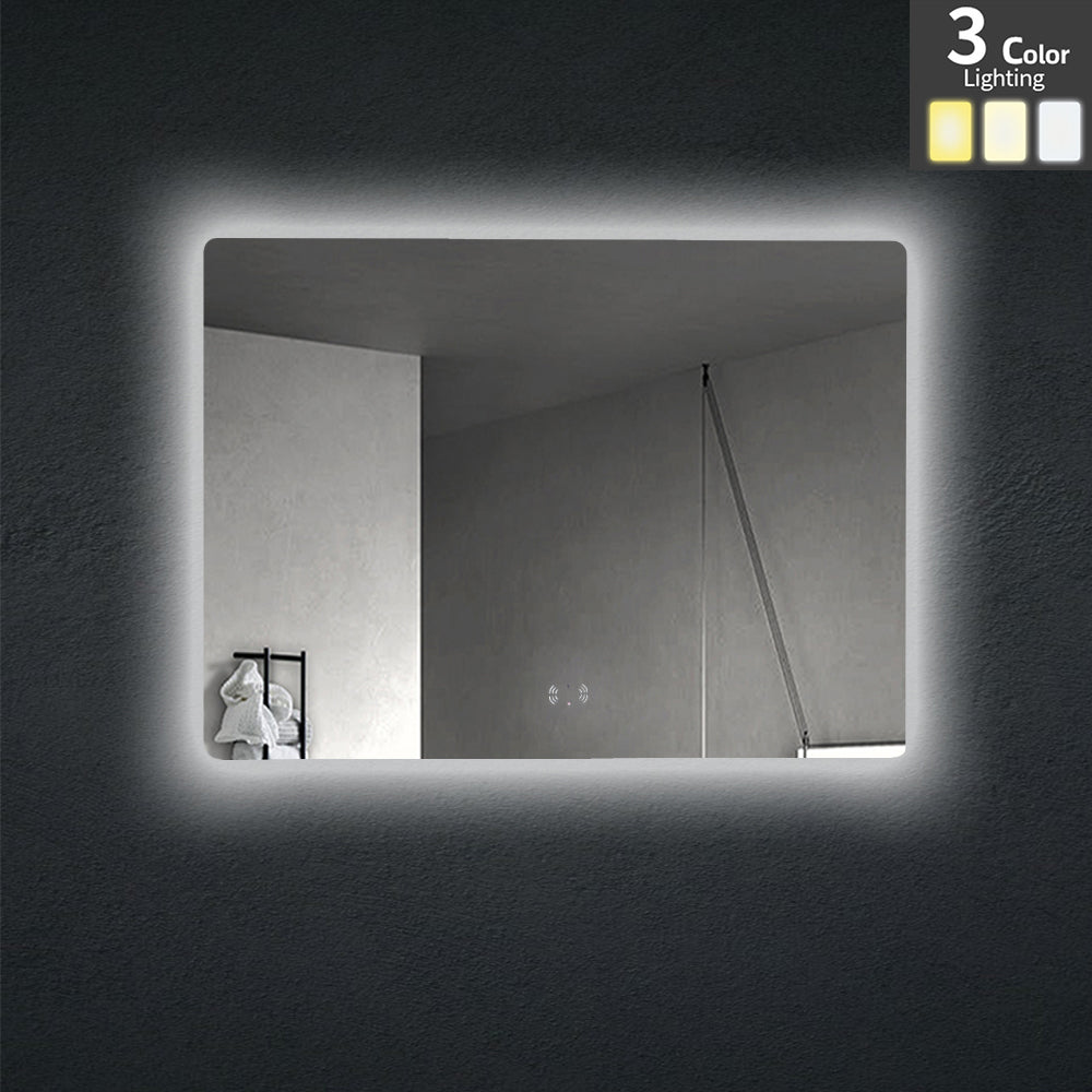 Ovian LED Back lit Mirror Pencil Edge Smart touch free controls 750/900/1200 OSPBM7560/9075/1280 — detail 2