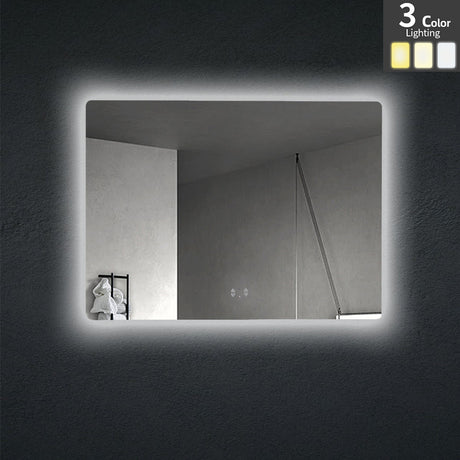Ovian LED Back lit Mirror Pencil Edge Smart touch free controls 750/900/1200 OSPBM7560/9075/1280 — detail 2