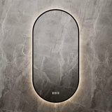 Framed/Frameless Mirror RUNWAY Shape Backlit Bluetooth 500*900mm LBOV5090/LBOV5090-MB/BB — detail 2