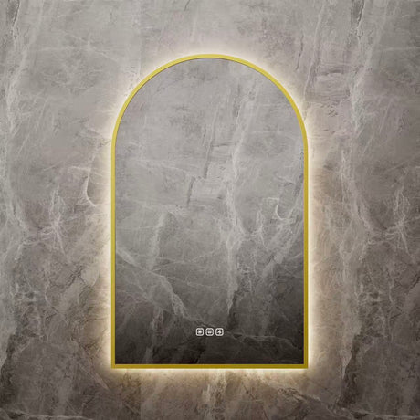 Framed Mirror Arch Shape Backlit Bluetooth 500*750mm LBAR5075-MB/LBAR5075-BB — detail 4