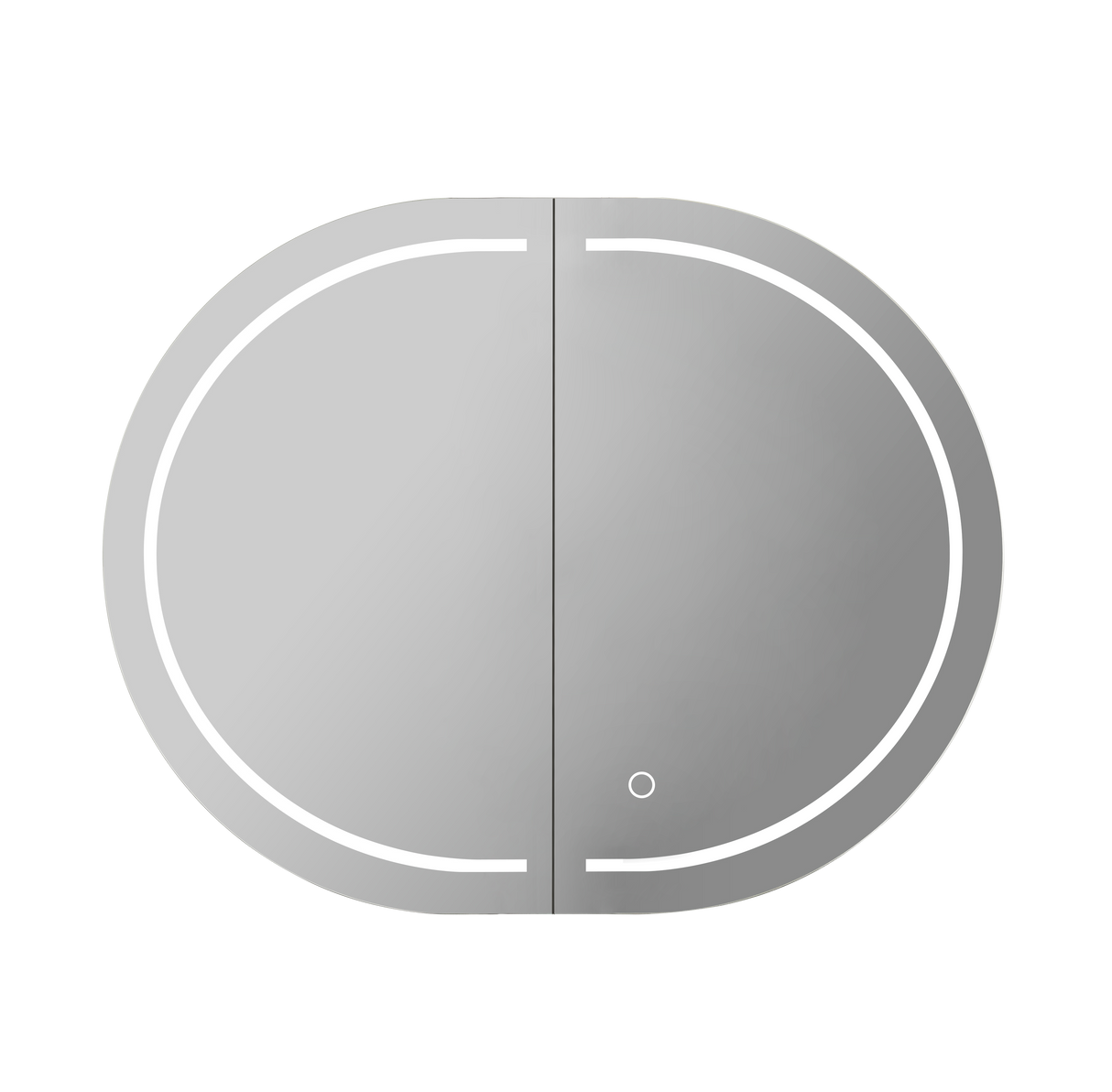 Lumero LED PVC Mirror Shaving Cabinet 900x600x155mm LOSV9060MW-LED/LOSV9060MB-LED — detail 4