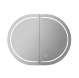 Lumero LED PVC Mirror Shaving Cabinet 900x600x155mm LOSV9060MW-LED/LOSV9060MB-LED — detail 4