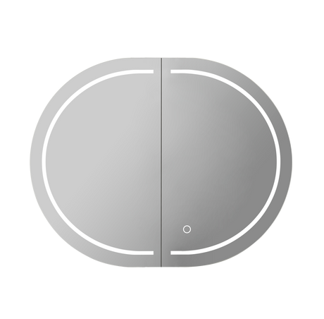 Lumero LED PVC Mirror Shaving Cabinet 900x600x155mm LOSV9060MW-LED/LOSV9060MB-LED — detail 4