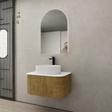 Bronte Wall-Hung PVC Curved Vanity KC75W — detail 3