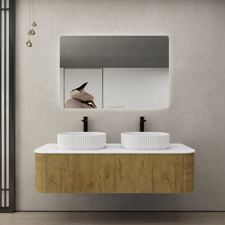 Bronte Wall-Hung PVC Curved Vanity Bronte KC155W