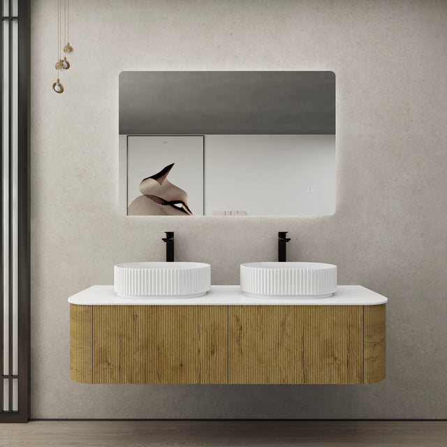 Bronte Wall-Hung PVC Curved Vanity Bronte KC155W