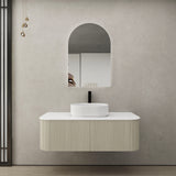 Bronte Wall-Hung PVC Curved Vanity KC125W