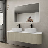 Bronte Wall-Hung PVC Curved Vanity Bronte KC155W — detail 2