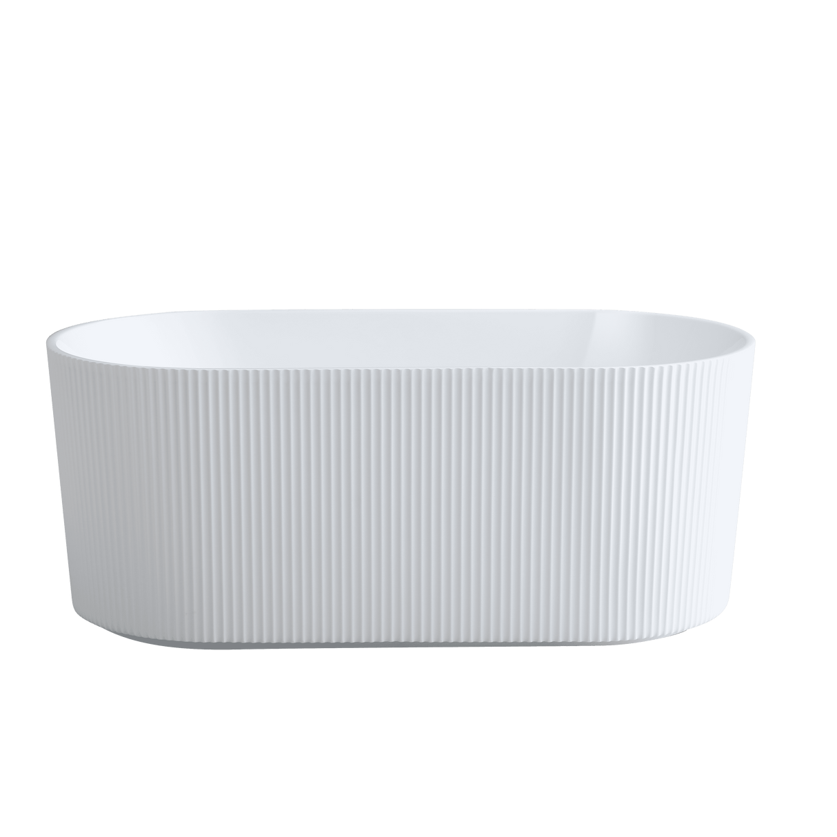 Ayana Fluted Freestanding Bathtub 1500/1700 ABAT1500/1700-GW/MW/MB — detail 6