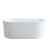 Ayana Fluted Freestanding Bathtub 1500/1700 ABAT1500/1700-GW/MW/MB — detail 6