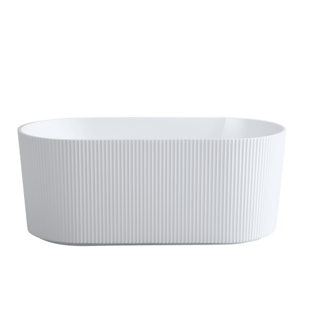 Ayana Fluted Freestanding Bathtub 1500/1700 ABAT1500/1700-GW/MW/MB — detail 6