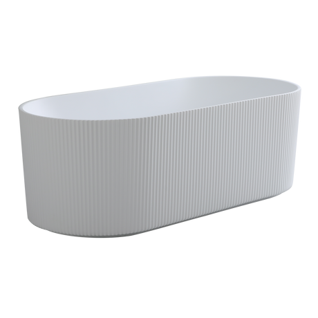 Ayana Fluted Freestanding Bathtub 1500/1700 ABAT1500/1700-GW/MW/MB — detail 2