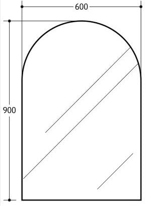 Arche Plain Mirror Pencil Edge 600*900mm OARBM6090 — detail 3